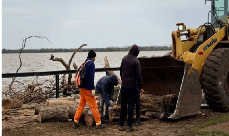Bajó el río Uruguay y reabrieron las costaneras de Paso de los Libres y Monte Caseros