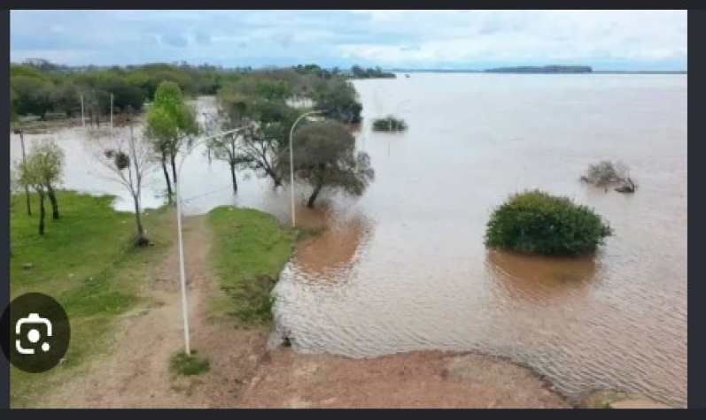 Crecida del río Uruguay: Paso de los Libres superó el nivel de evacuación y hay familias evacuadas