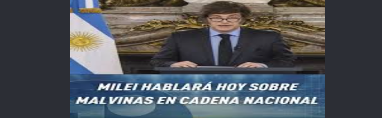 Milei encabezará una cadena nacional sobre Malvinas en medio de un fuerte hermetismo oficial