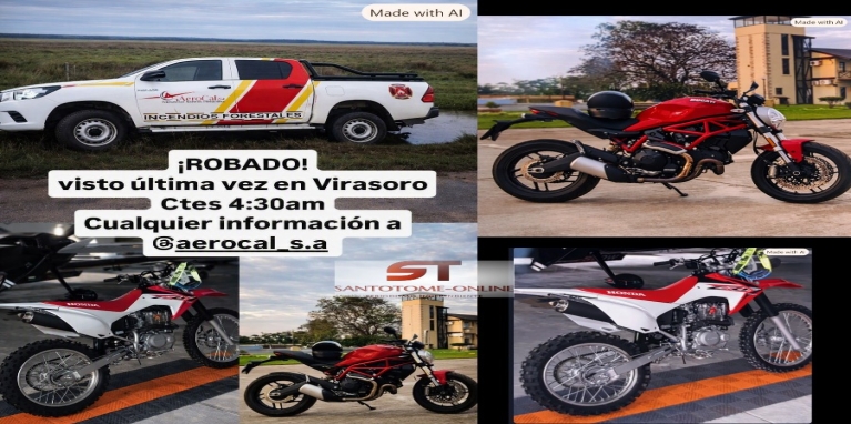 SANTO TOMÉ: Robaron una camioneta y dos motos del ex Aero Club.