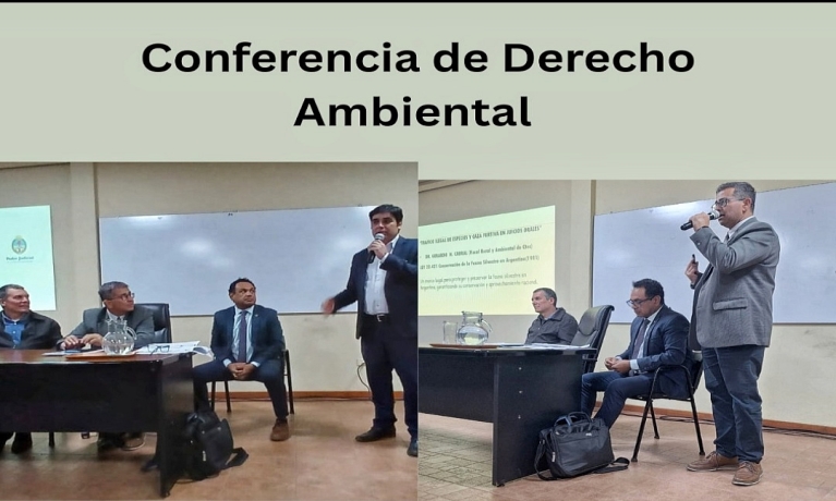 CONFERENCIA CLAVE SOBRE DELITOS AMBIENTALES EN SANTO TOMÉ.